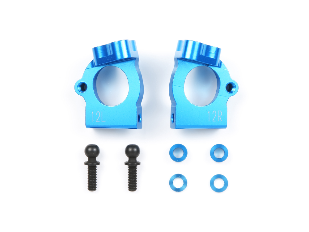 OP.1063 TRF501X アルミキャスターブロック （12°）: RCモデル｜TAMIYA