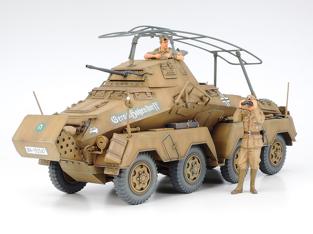 1/35 ドイツ8輪重装甲車 Sd.Kfz232 アフリカ軍団: スケールモデル