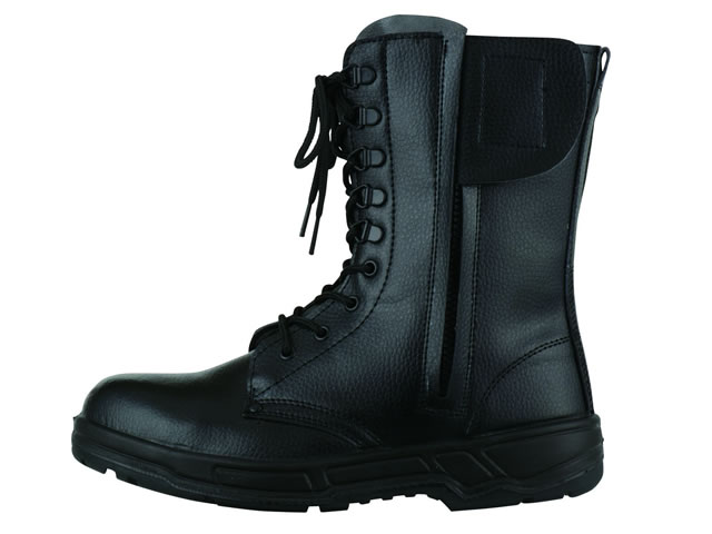 安全靴 長編み上げ ファスナー付 - 警備用品・防犯用品 プロショップ