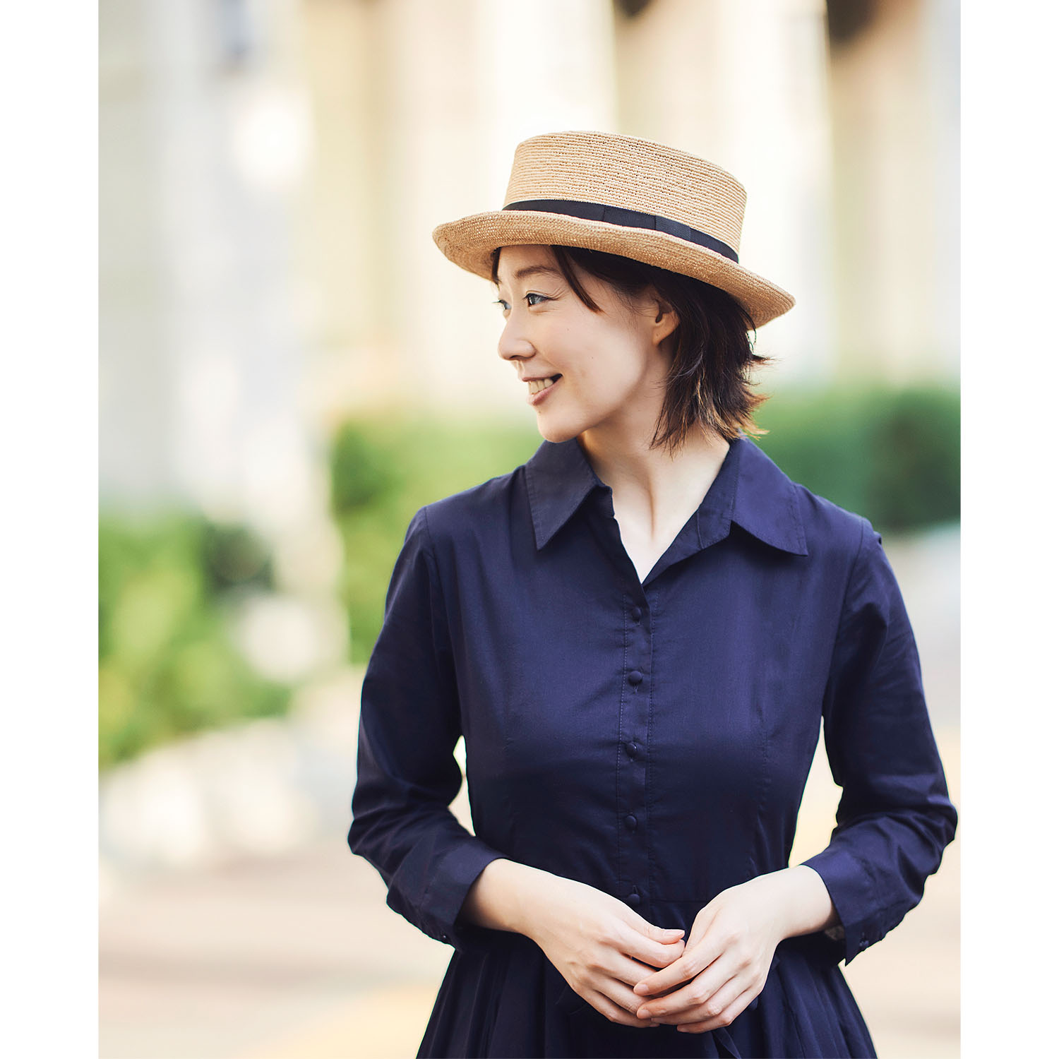 田中帽子店Brice （ブリス）ラフィア ポークパイハット 紳士用帽子