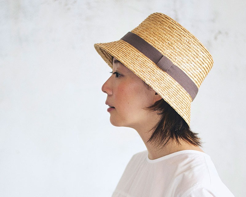 田中帽子店Bucket（バケット）麦わら バケットハット 婦人用帽子 田中