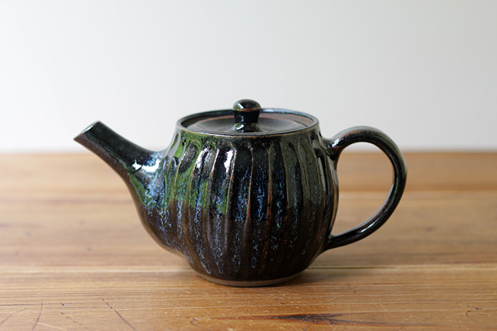 信行窯】ティーポット/黒 | 【丹波のイロドリ】丹波焼(陶器)の公式通販