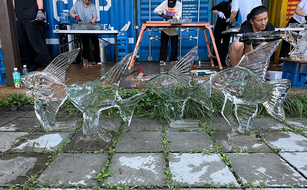 氷彫刻講習会が開催されました！ | ラ コリーナ近江八幡 | たねや