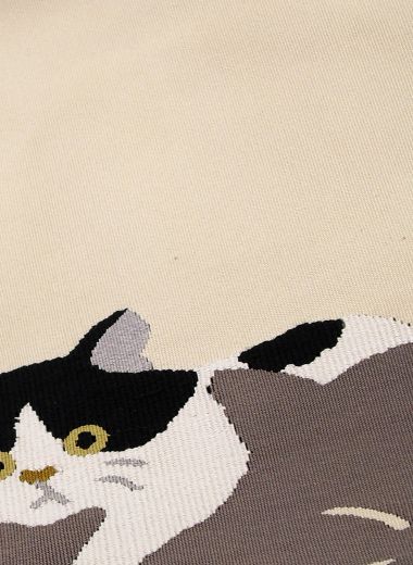 本綴 八寸 名古屋帯 猫│京都着物販売・お仕立て「京のきもの屋さん」