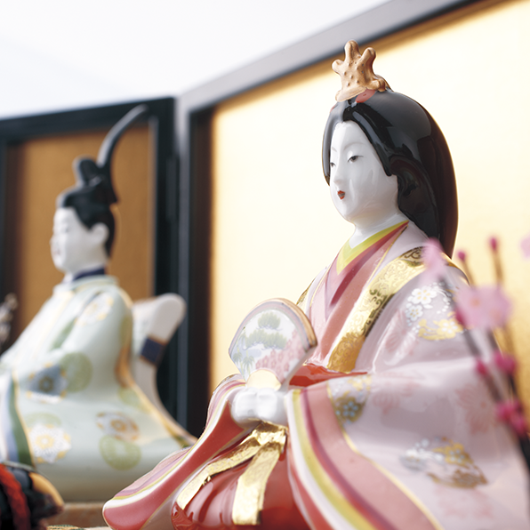 名入れアイテム プレゼントキャンペーン] 歳時記 親王揃(中