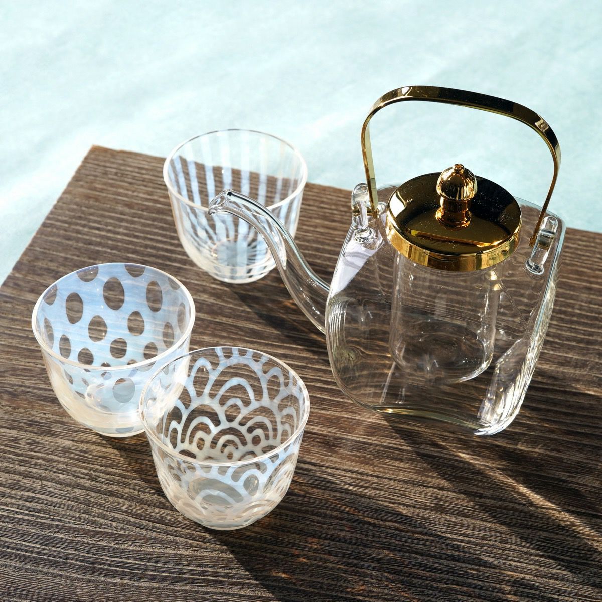 廣田硝子 【廣田硝子】大正浪漫 冷茶 五客揃〈5個〉 |皿や鉢など和食器