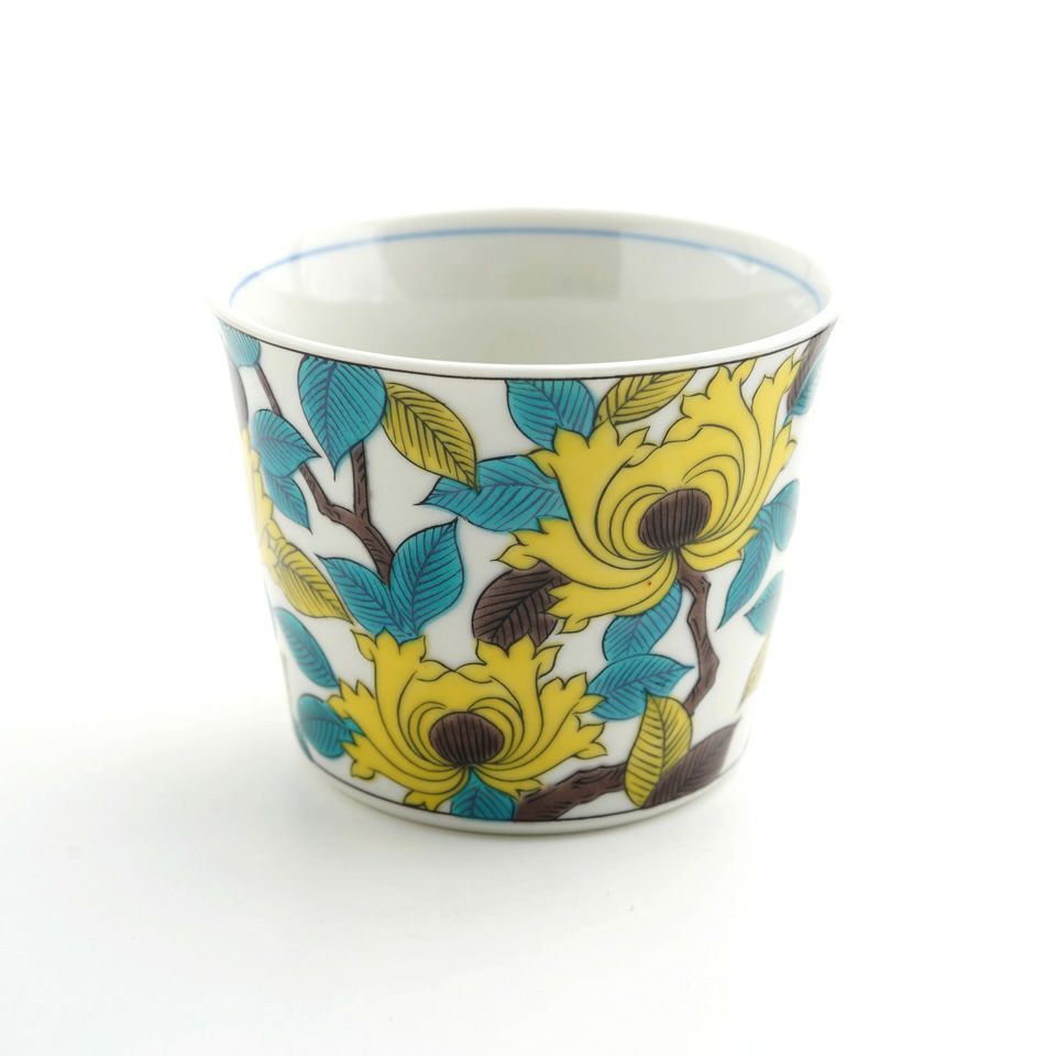 九谷焼（石川県） 【九谷焼】古九谷色絵牡丹文 猪口〈1個〉 |皿や鉢