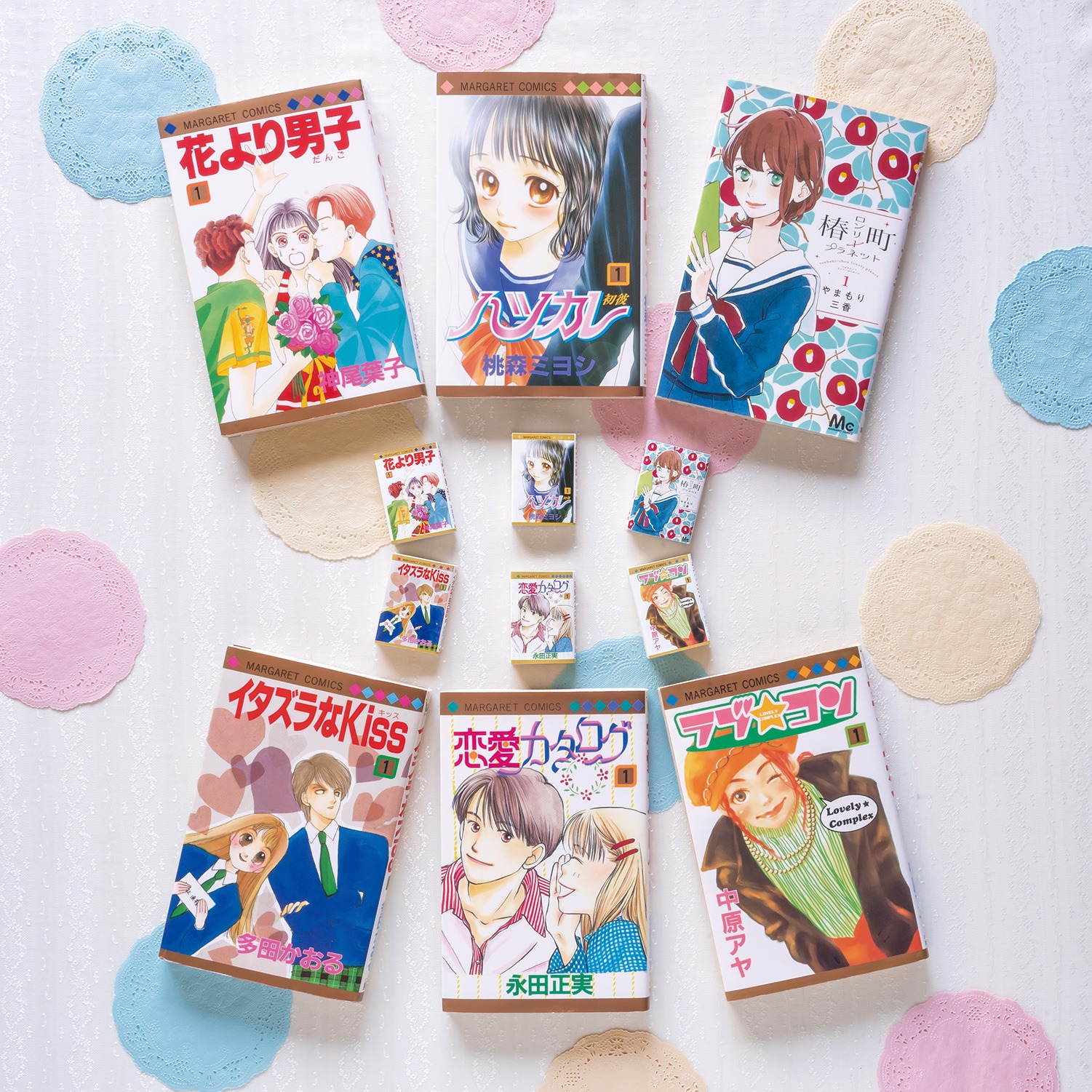 □バンダイのガシャポンからイタズラなKiss「豆ガシャ本」が登場