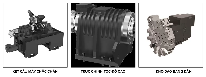 Máy tiện CNC ngang Taikan L-P30G - THƯƠNG HIỆU MÁY CNC SỐ 1 TRUNG QUỐC