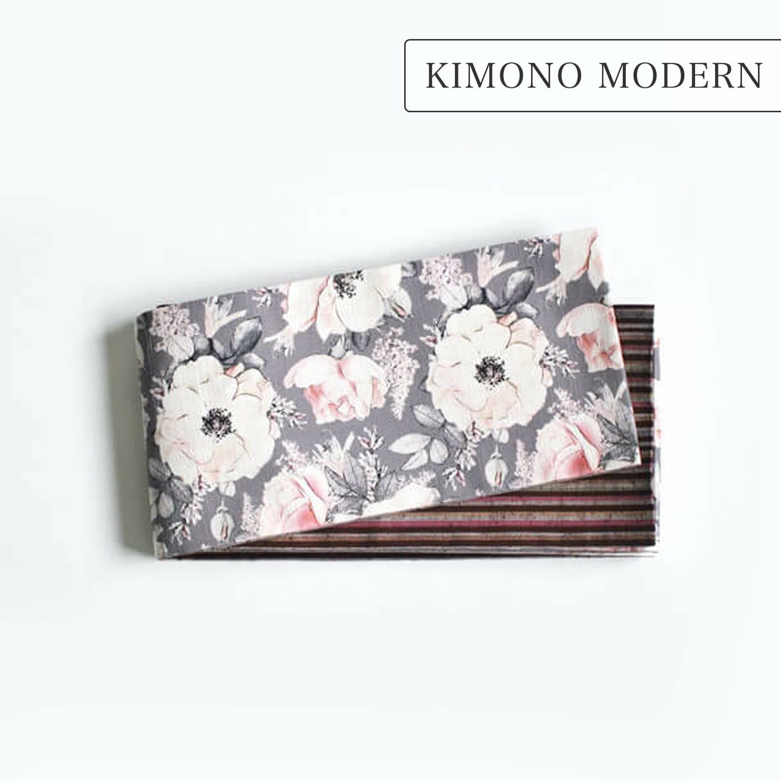 リバーシブル半幅帯】退屈とうつくしい日々(cotton100%) | たかはし