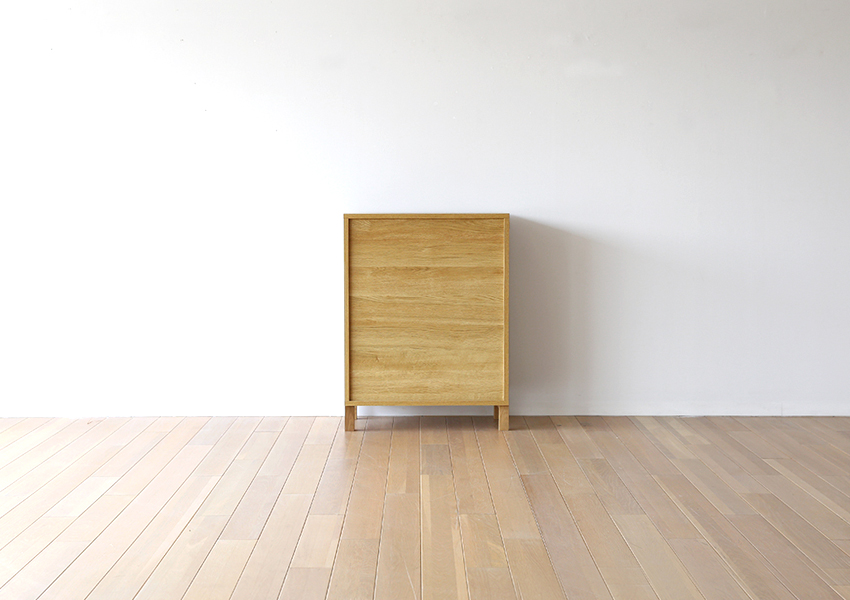 レッチェ 77マガジンレコードラック OAK (W77×D39.5×H95.5cm)税込