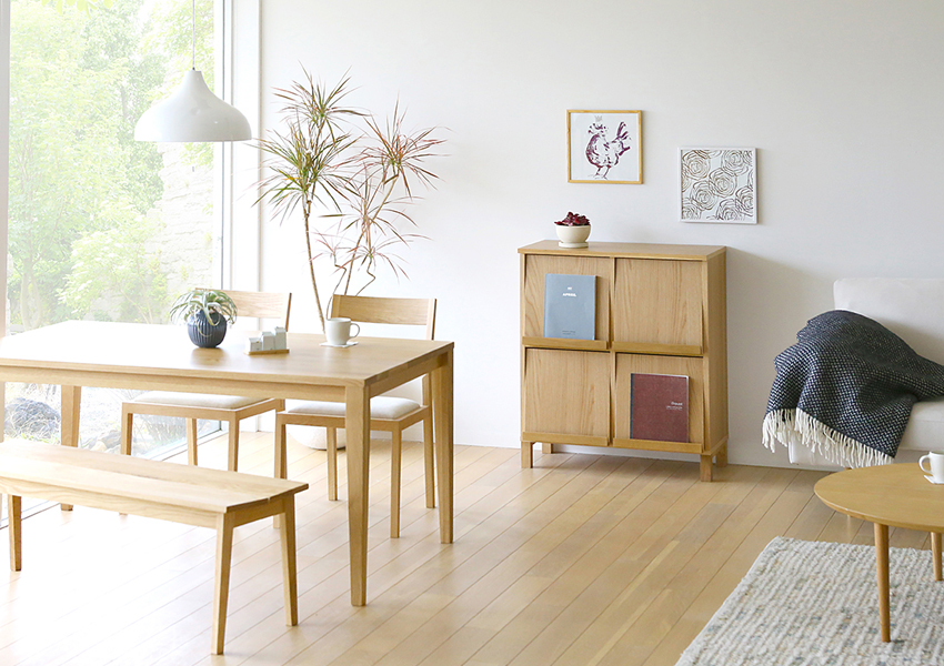 レッチェ 77マガジンレコードラック OAK (W77×D39.5×H95.5cm)税込