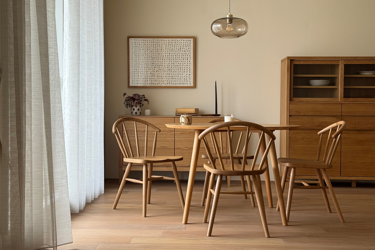 アンチェア OAK(W51xD50.5xH74.5cm)税込¥39,800 | 高野木工株式会社