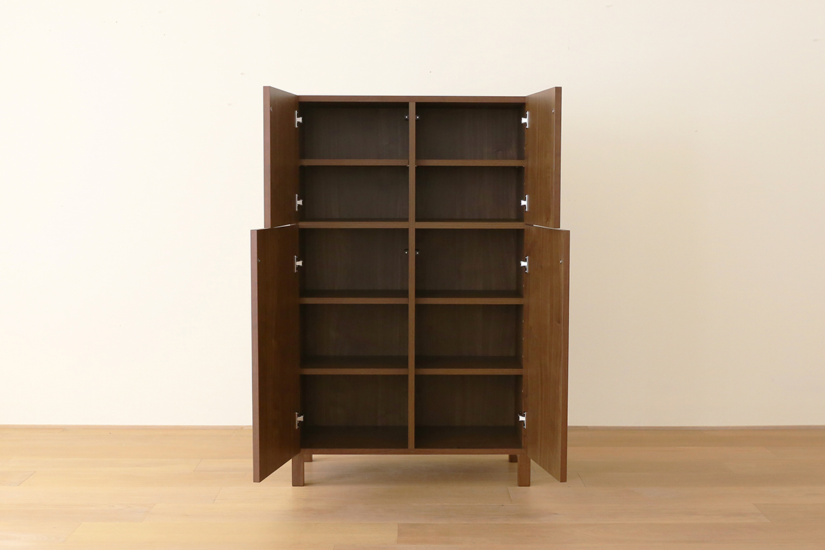 レッチェ 80ハイキャビネット WALNUT(W50×D39.5×H129.5cm)税込