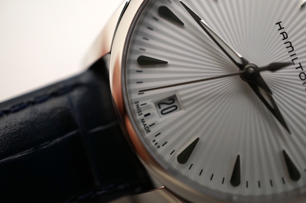 安心なH42211655 新ジャズマスターレディ30ミリ クオーツ ブルーカーフ