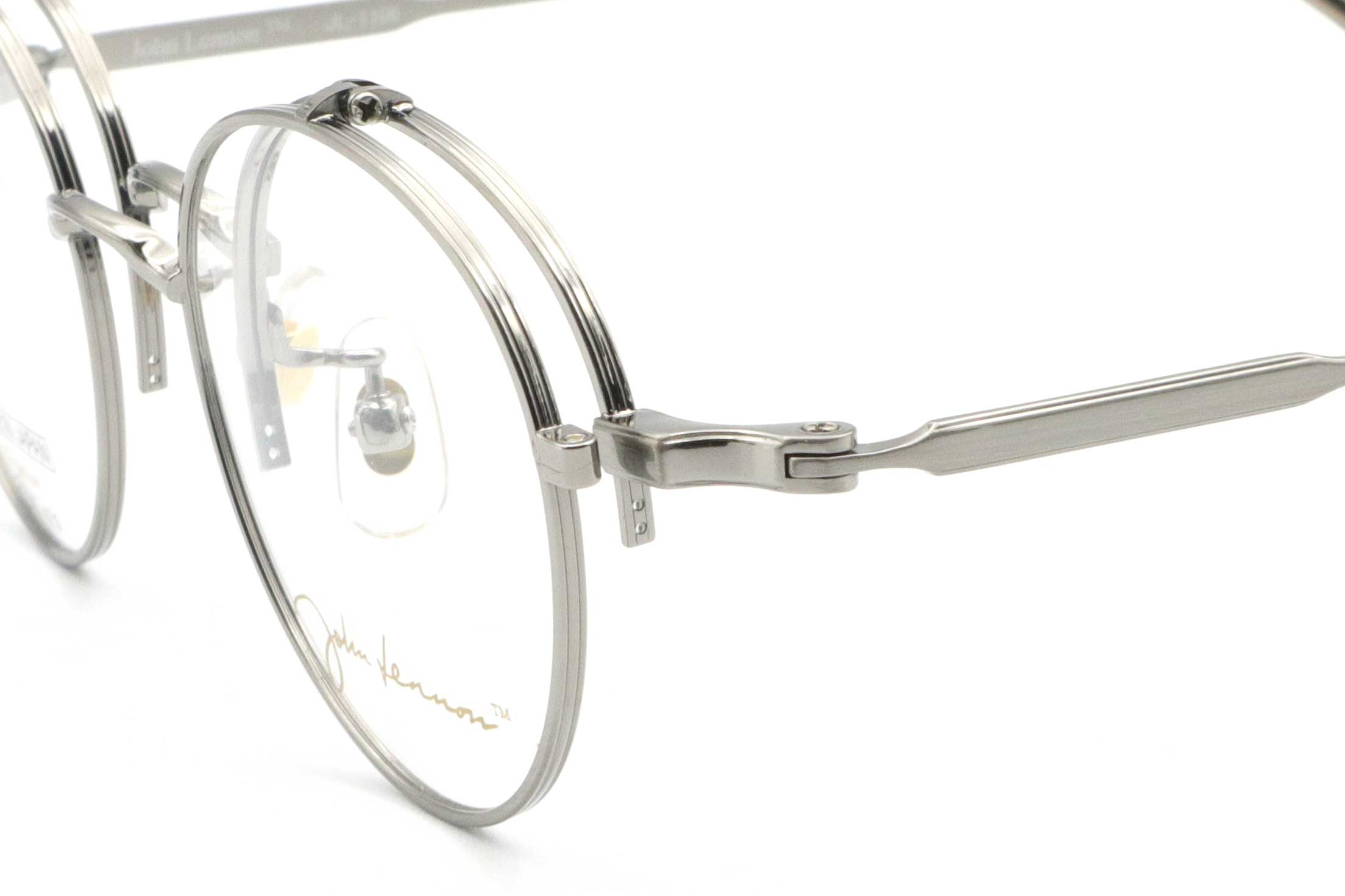 鯖江製】John Lennon(ジョンレノン) JL 1106-1ヘアラインシルバー(47