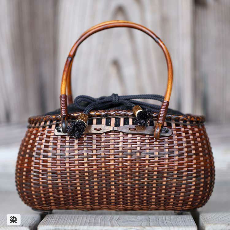 白あけびこだし編み手提げ籠バッグ（小） | 虎斑竹専門店 竹虎