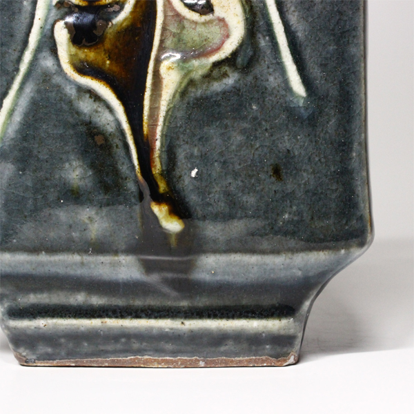 河井寛次郎『呉須辰砂花扁壺』 - 瀧屋美術 -鎌倉の美術品専門店 販売・買取