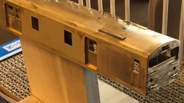 カツミチャレンジキット クモユニ74 製作記1 ～組立から塗装前まで