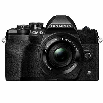 OM SYSTEM OM-D E-M10 Mark IV Black Mirrorless Camera with 14-42mm