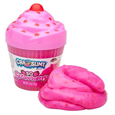 Cra-Z-Slimy So Strawberry Scented Slime with Cupcake Shaped