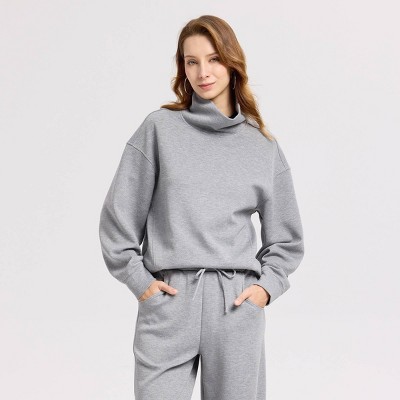 Women's Scuba Draped Pullover Sweatshirt - A New Day™ : Target