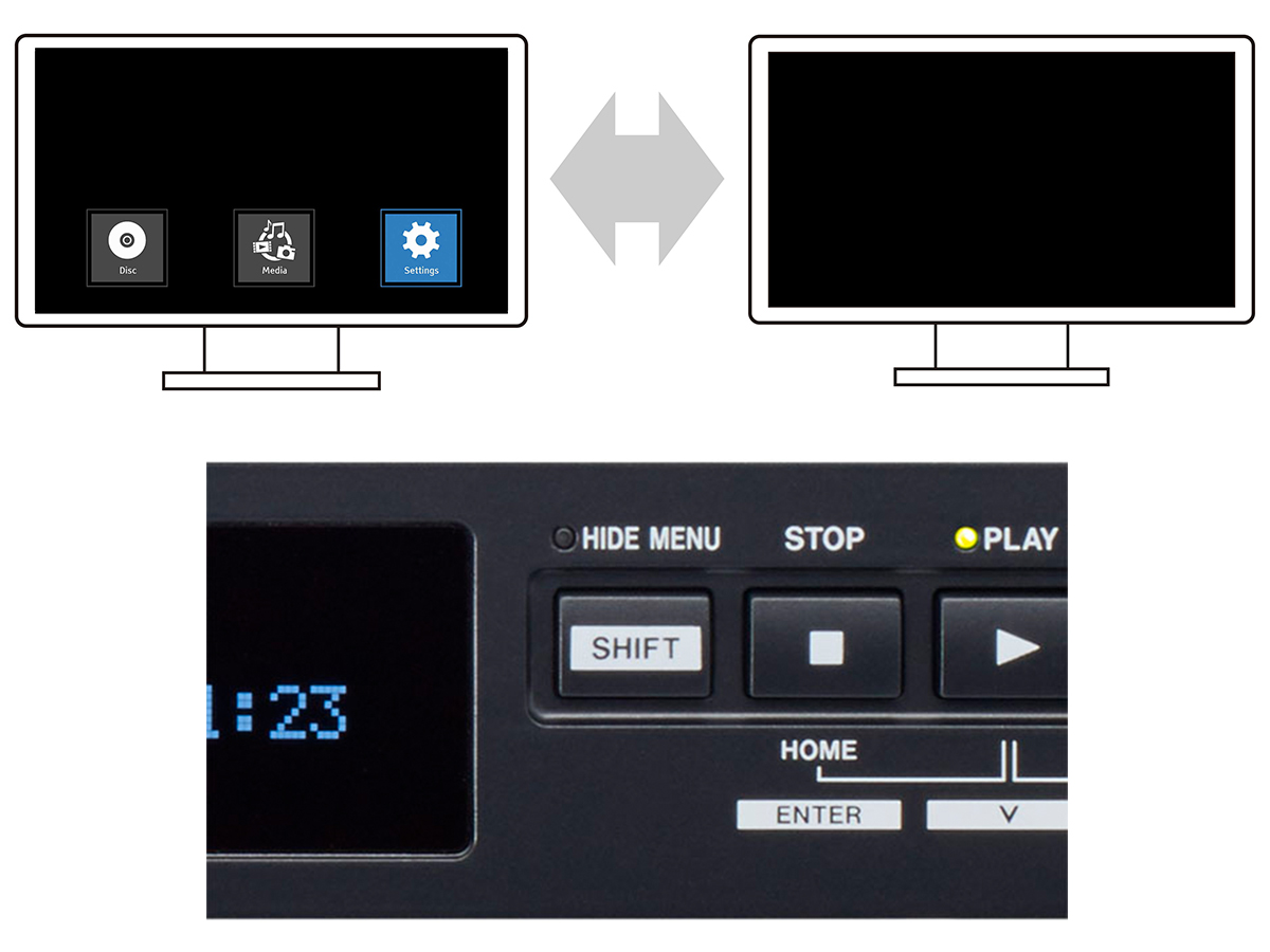 BD-MP4K | Professional-Grade 4K UHD Blu-ray Player With SD & USB