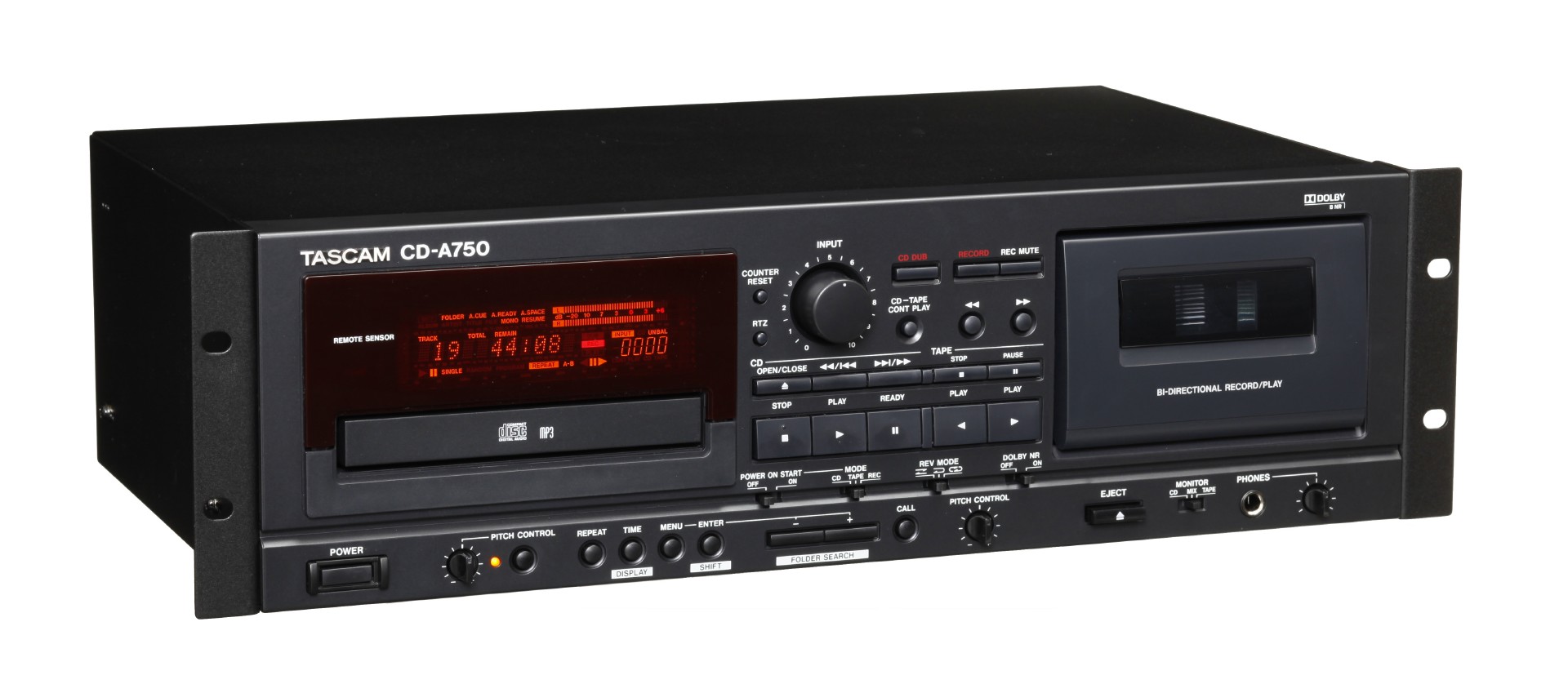 CD-A750 | 業務用CDプレーヤー/カセットデッキ | TASCAM (日本)