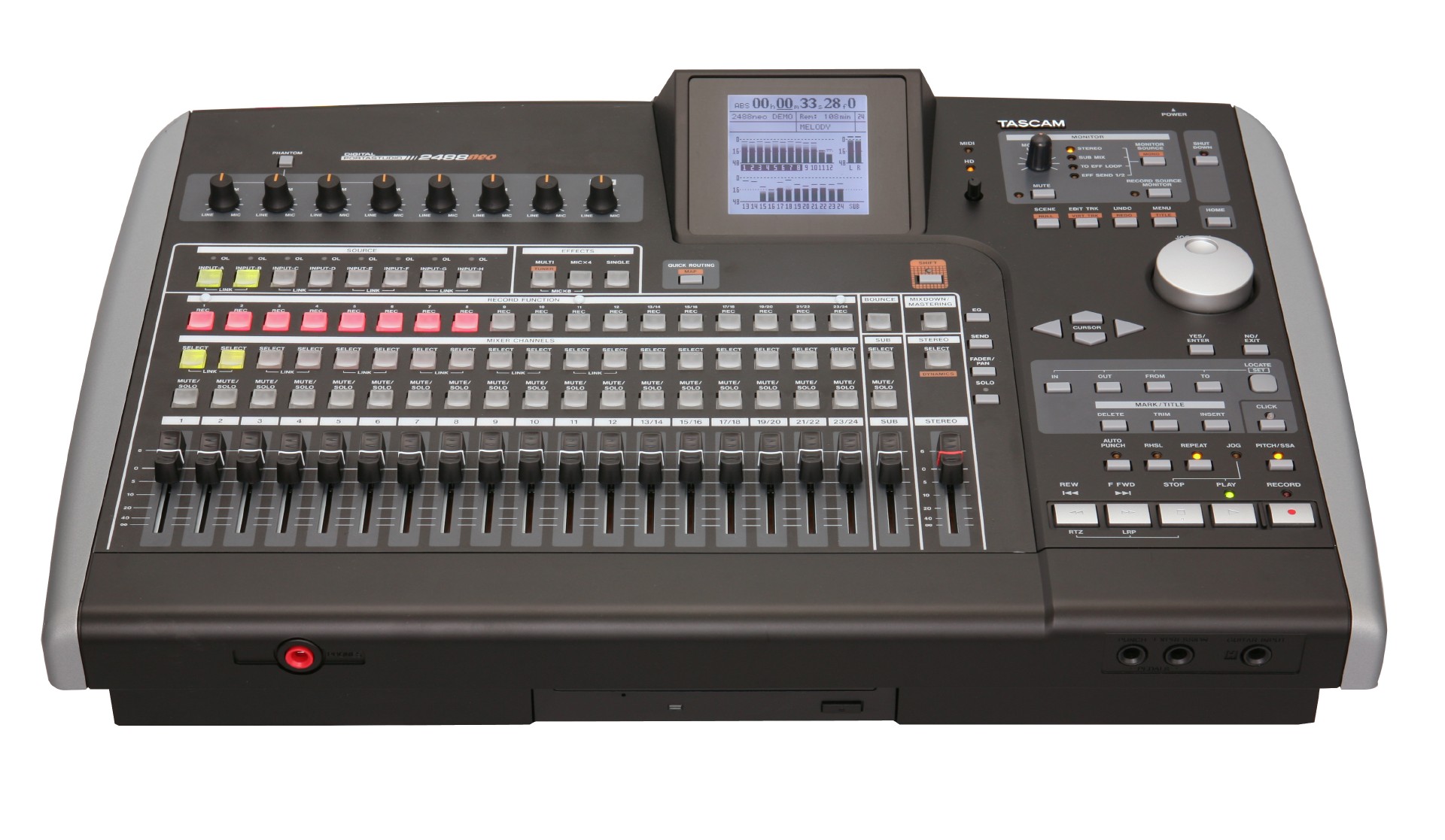 2488neo | 24 トラック HDDMTR／CD-R付き | TASCAM (日本)