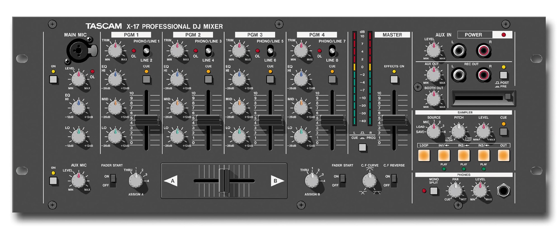 X-17 | DJミキサー | TASCAM (日本)