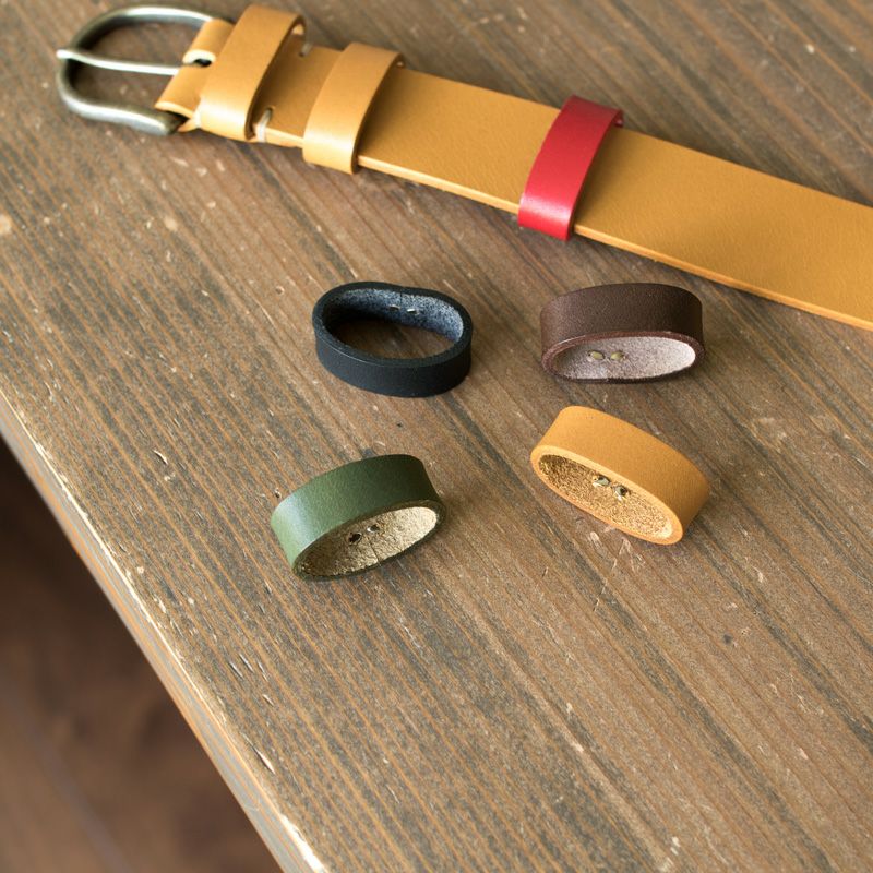 どこでもループ ベルトループ レザー アクセサリー 30mm 35mm Tps-104