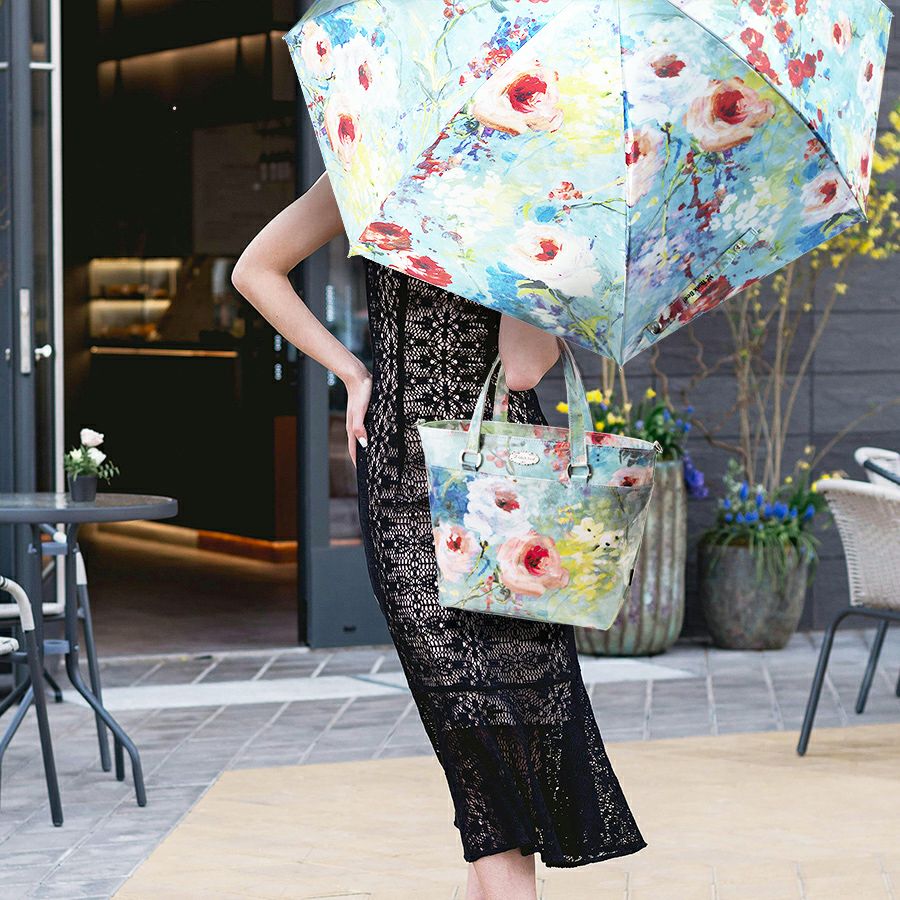 カサノヴァ 晴雨兼用長傘 (ジャスミンローズ) / Think Bee! 『公式