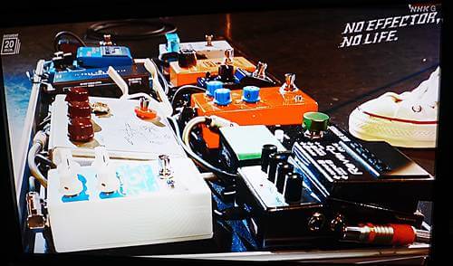 NHK「NO EFFECTOR, NO LIFE.」田渕ひさ子氏のエフェクターボードを調べ