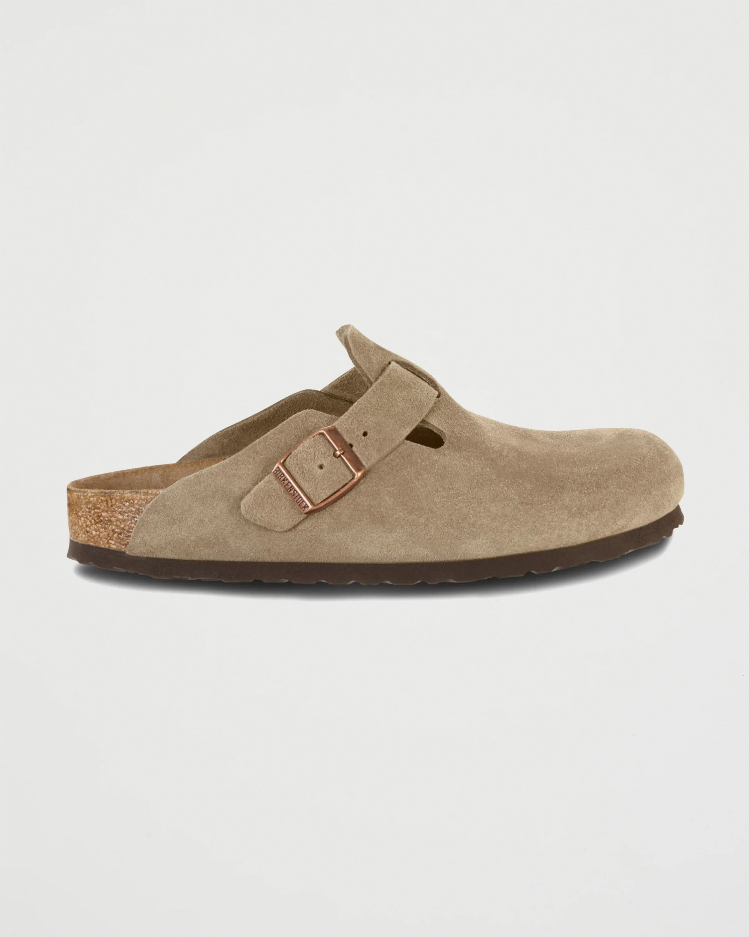 Birkenstock – Boston SFB Taupe – Tenue de Nîmes
