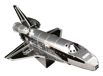 スペースシャトル アトランティス | TENYO Metallic nano puzzle