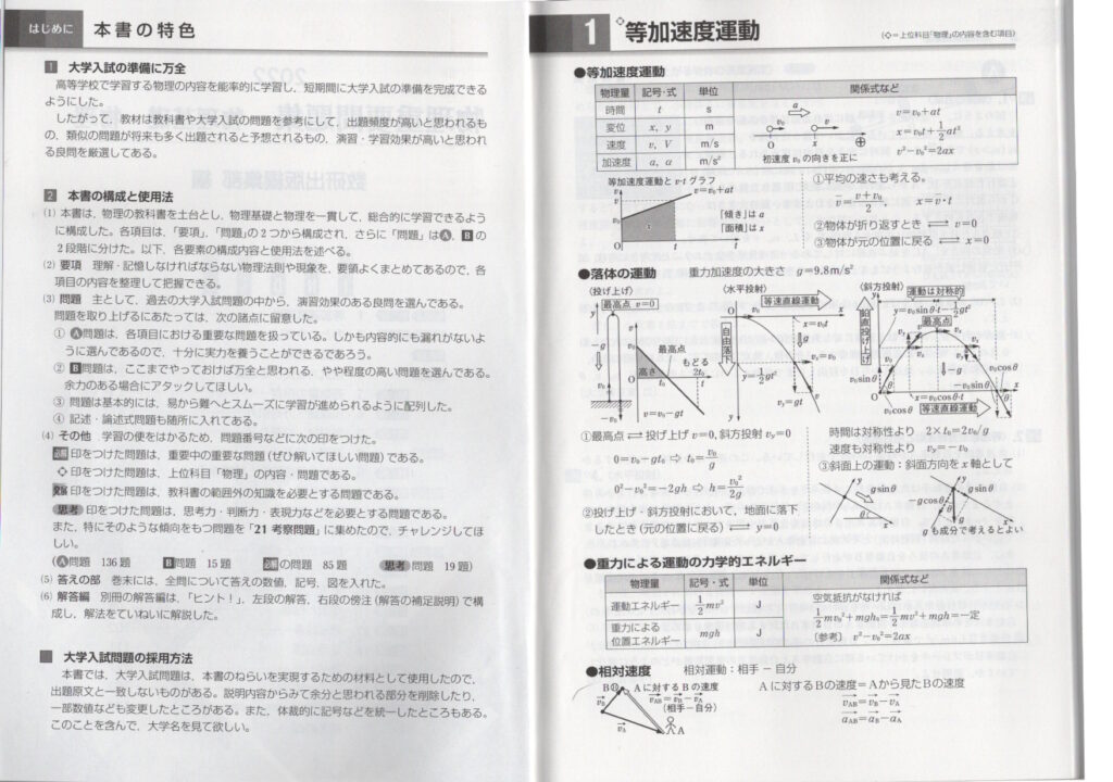 物理重要問題集のレベルは？いつから始めればいい？