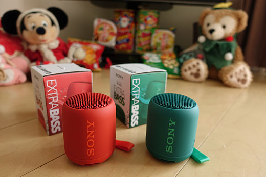 レビュー】2個使いがお勧め！ワイヤレススピーカー『SRS-XB12』実機