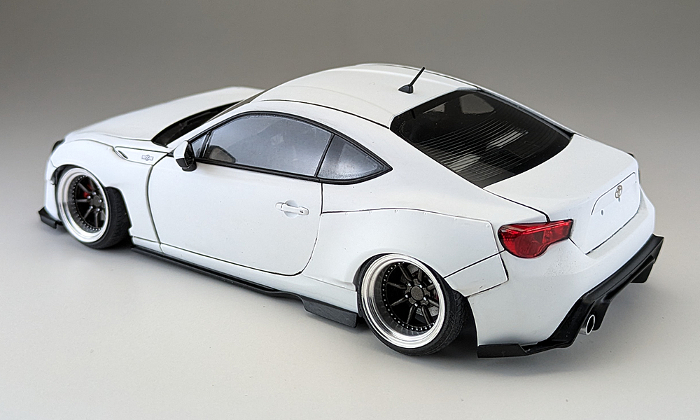 完成品] AOSHIMA 1/24 TOYOTA 86 `12 GREDDY&ROCKET BUNNY | テキトー