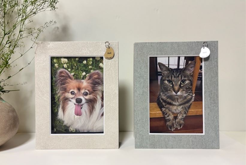 わんちゃん、ねこちゃん用フォトフレーム「プチテコレ」4/8発売