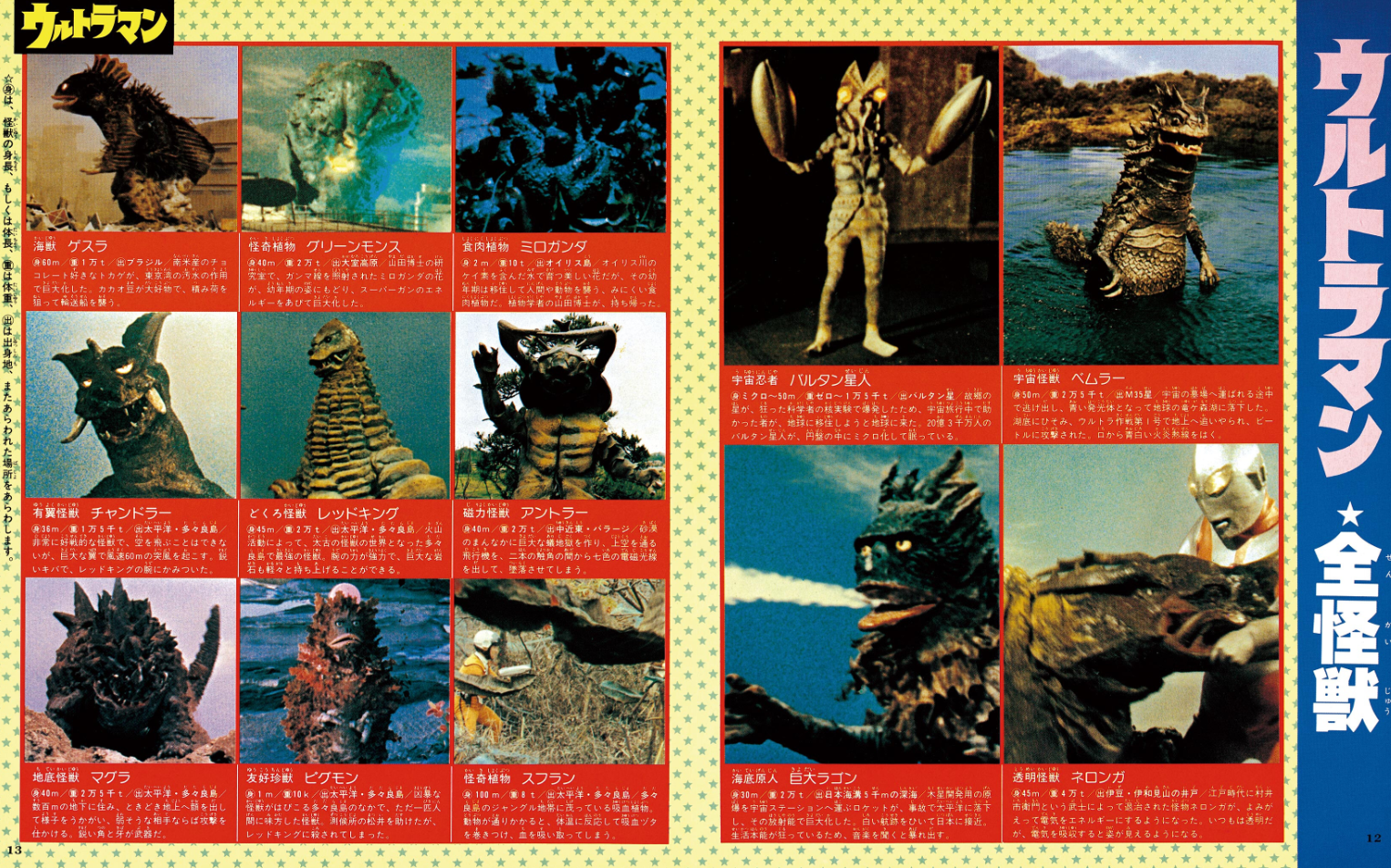 ウルトラ怪獣大全集