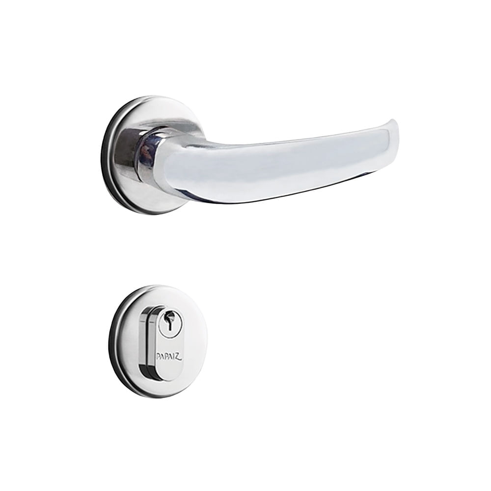 Telhanorte | Fechadura Externa Mz920 Standard St2 55 Cromada Papaiz