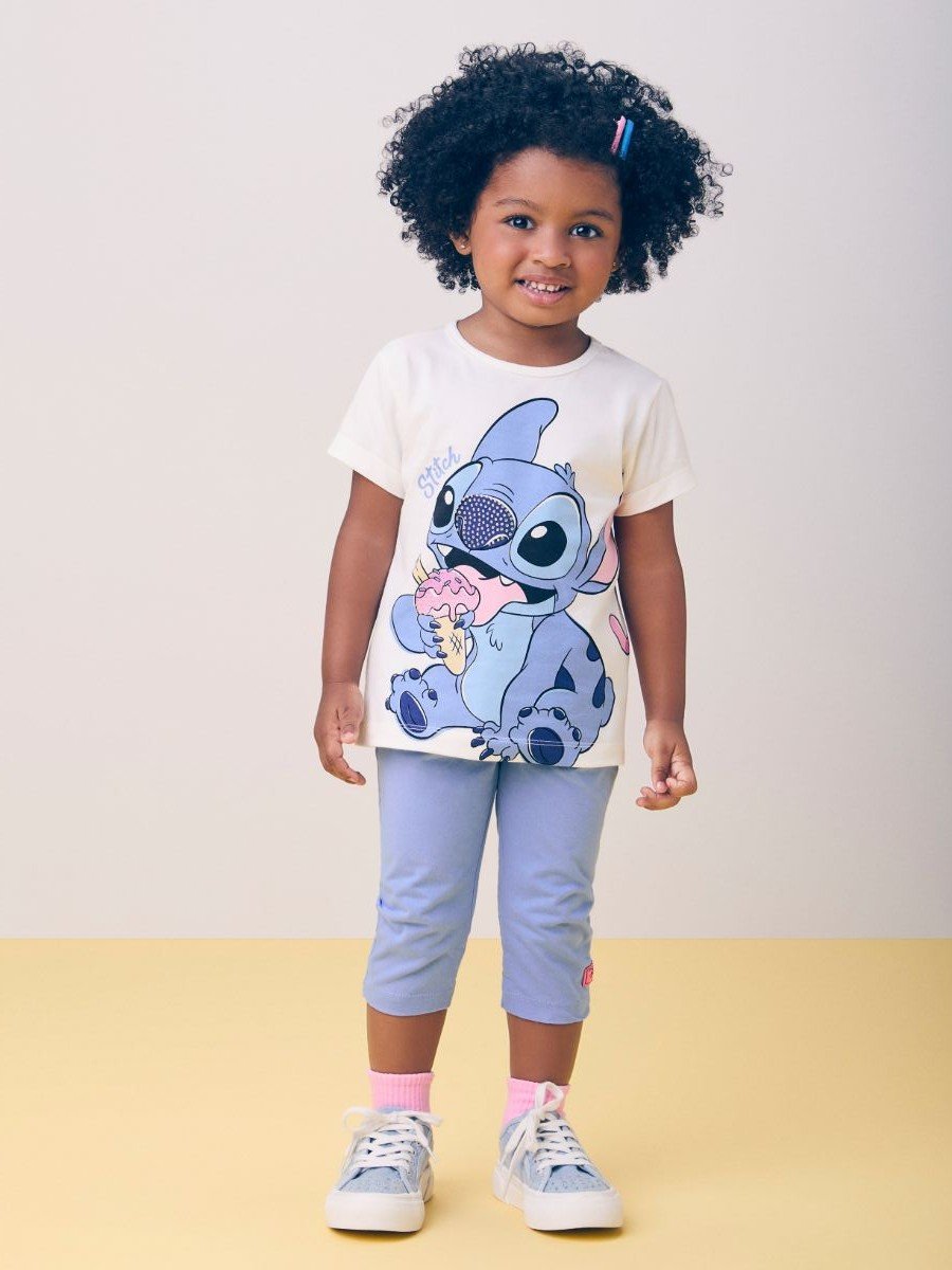 Conjunto do Stitch com Strass