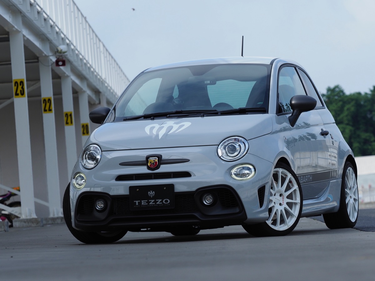 アバルト595の足をTEZZO車高調でマイルドに | TEZZOブログ