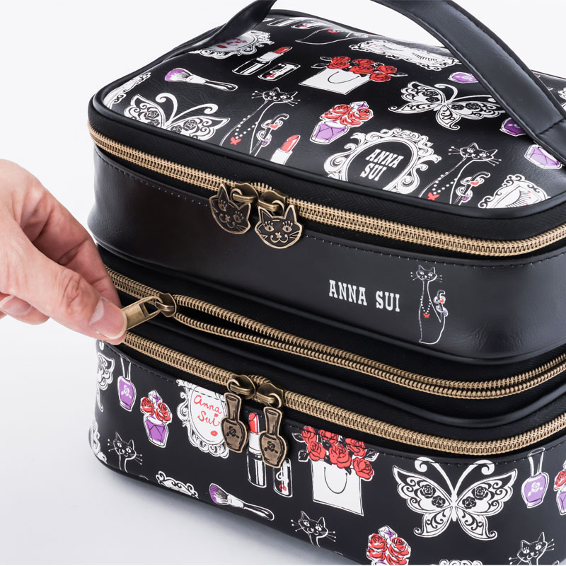 ANNA SUI COLLECTION BOOK 2つに分かれるバニティポーチ│宝島社の通販