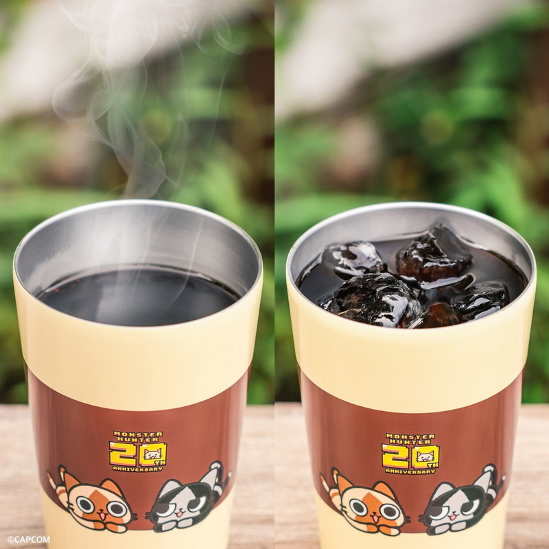 モンスターハンター20th Anniversary 真空断熱タンブラーBOOK アイルー