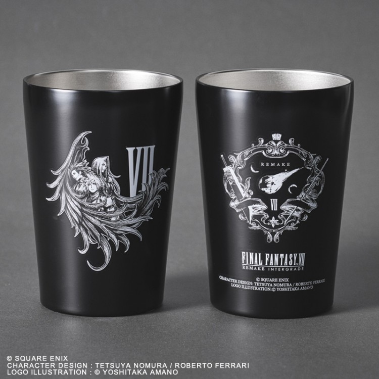FINAL FANTASY Ⅶ REMAKE INTERGRADE CUP COFFEE TUMBLER BOOK BLACK