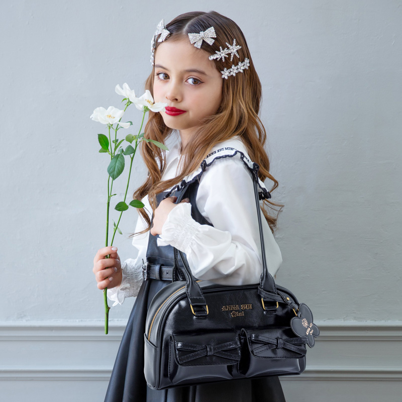 ANNA SUI mini ロングハンドルボストンバッグBOOK BUTTERFLY ver