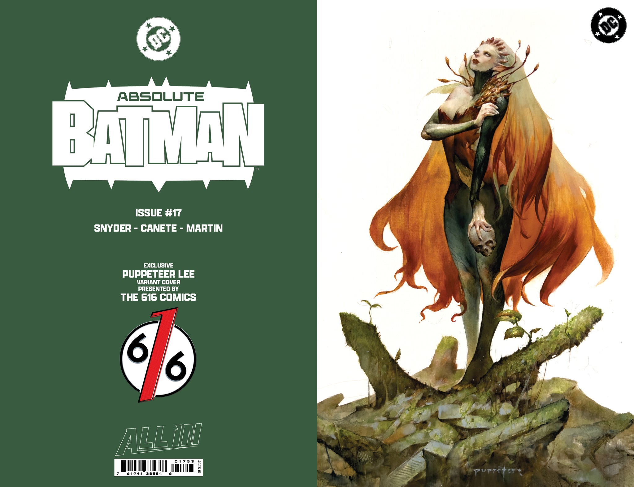 ABSOLUTE BATMAN #17 PUPPETEER LEE 616 COMICS Trade Dress & Virgin