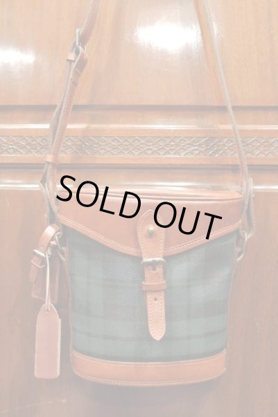 EXCELLENT USED) 90s ポロラルフローレン PVC×レザー ショルダーバッグ