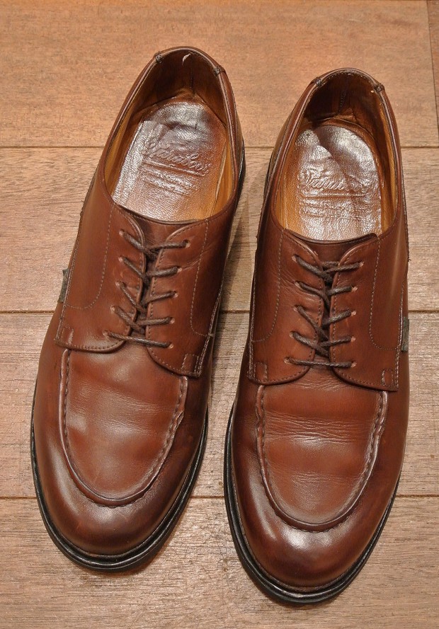 パラブーツ シャンボード(マロンカラー) UK8 ケアグッズ付 Paraboot